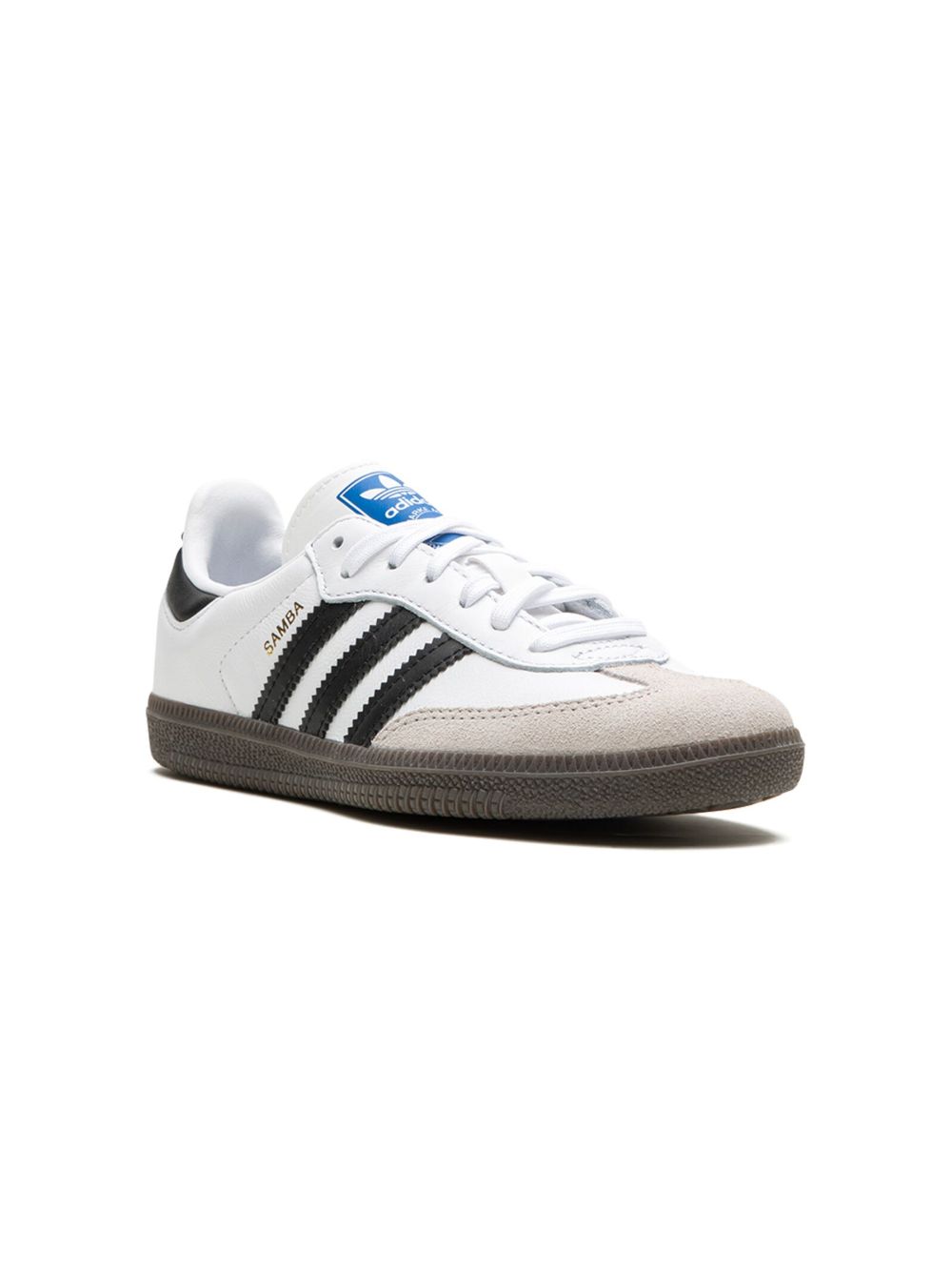 adidas Kids "Samba OG C ""White/Black"" 运动鞋" - 白色