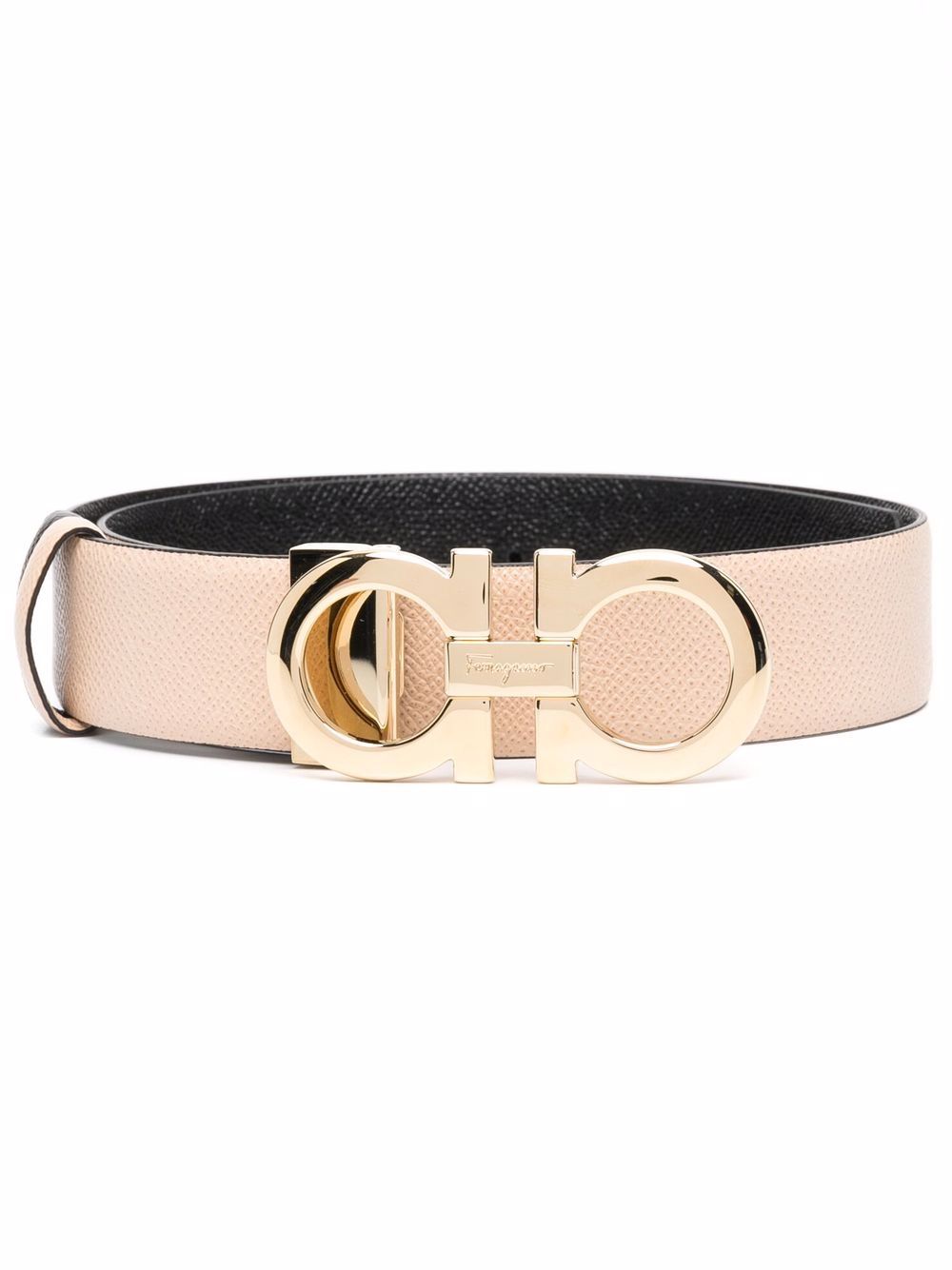 Ferragamo Reversible Gancini 腰带 - 中性色