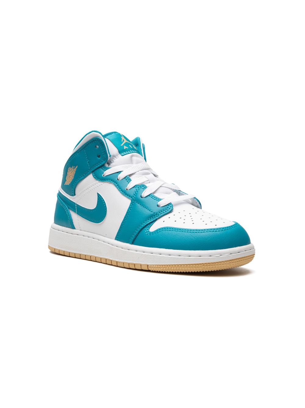 Jordan Kids Air Jordan 1 Mid 运动鞋 - 蓝色