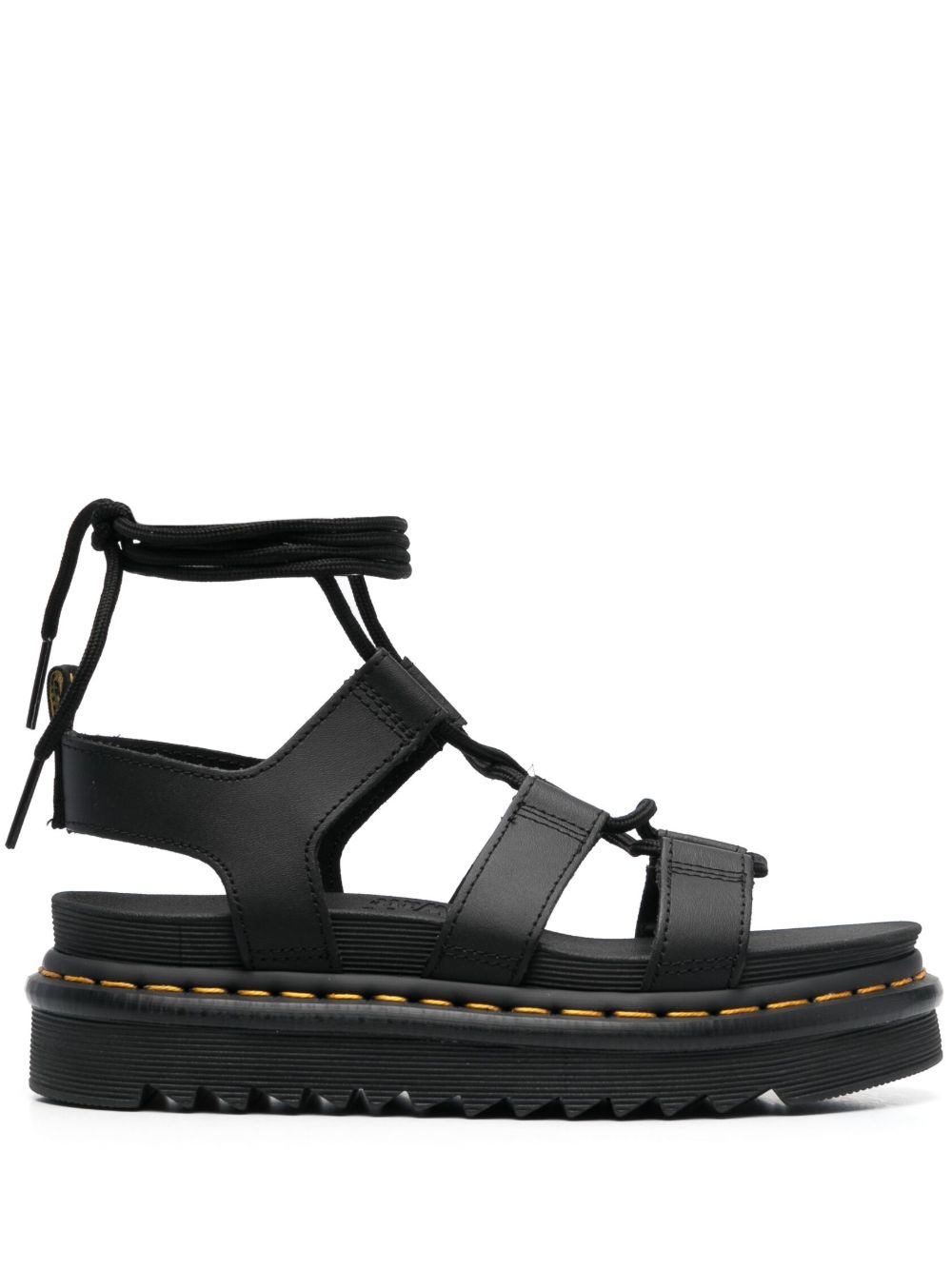 Dr. Martens Nartilla 系带凉鞋 - 黑色
