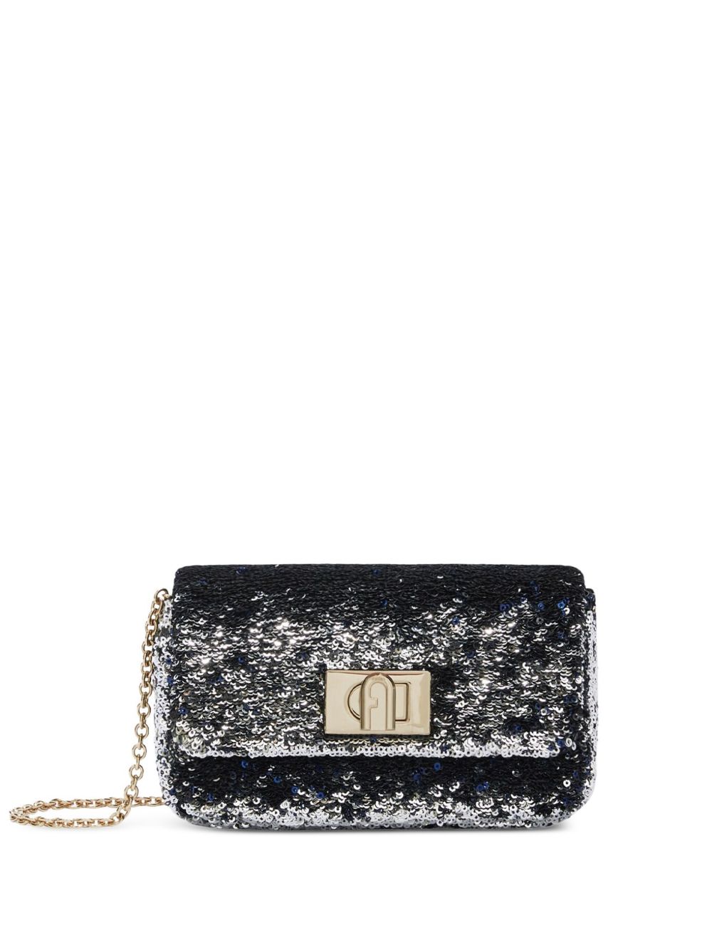 Furla 1927 系列迷你单肩包 - 银色