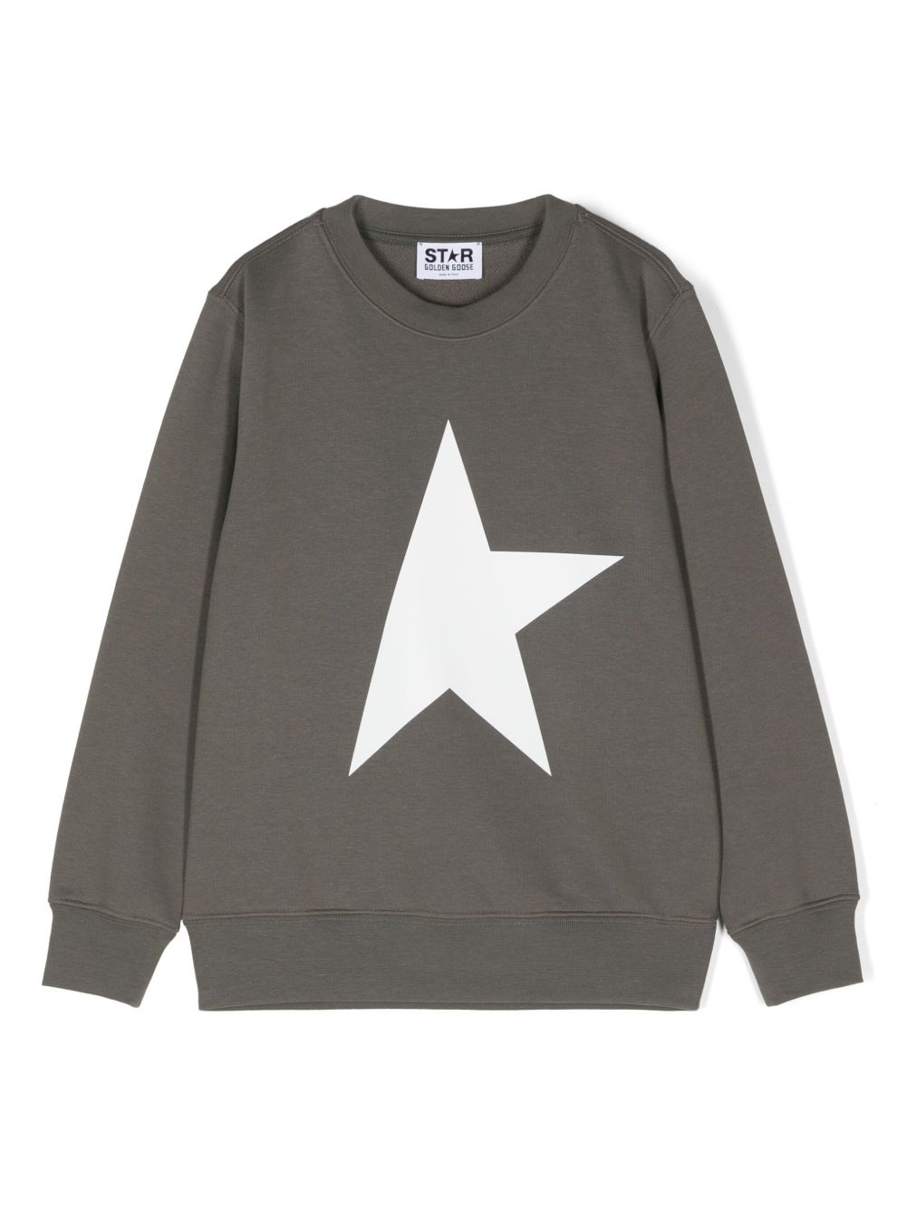 Golden Goose Kids 星星印花卫衣 - 绿色