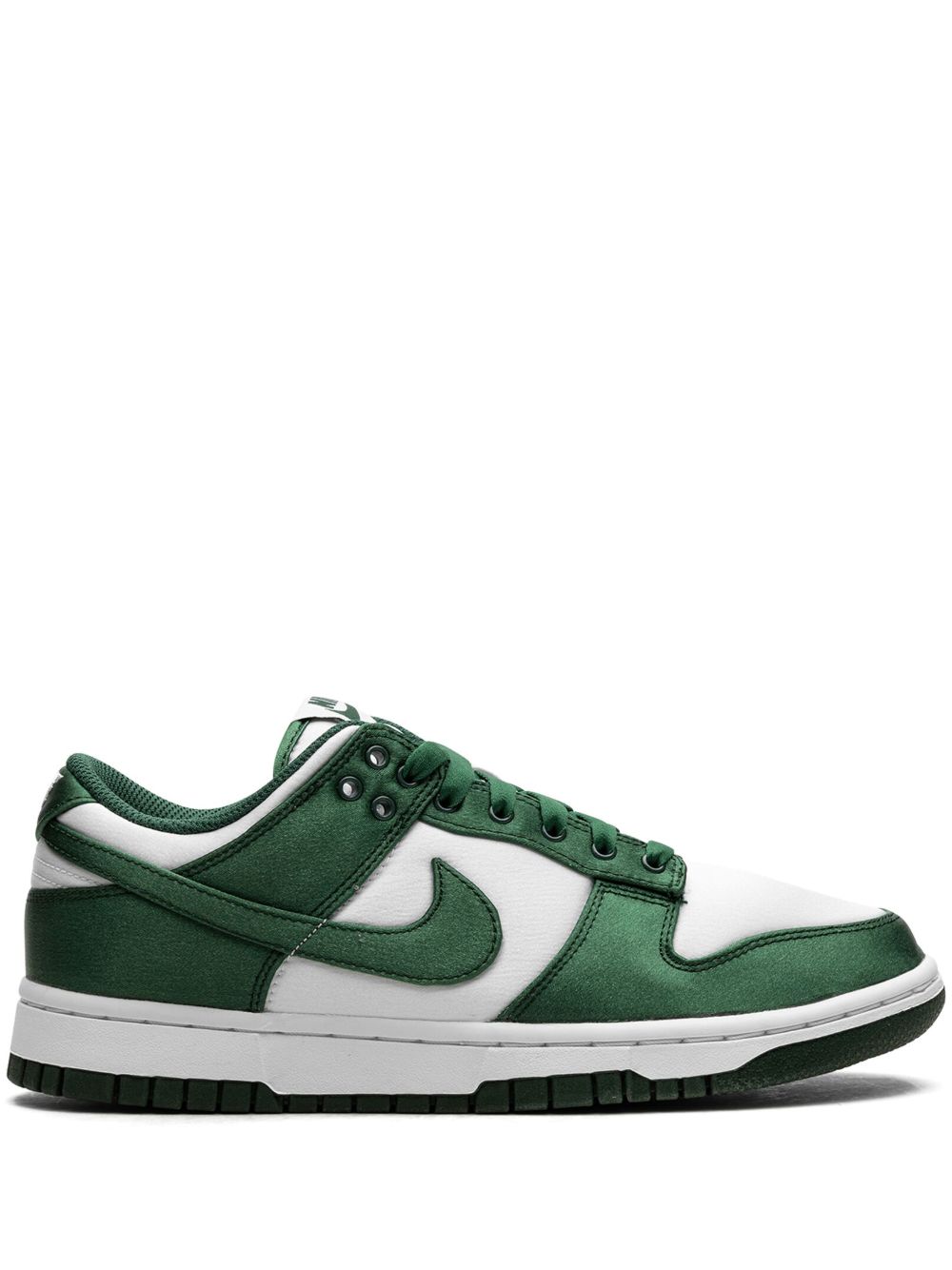 Nike Dunk Low Green Satin 运动鞋 - 白色