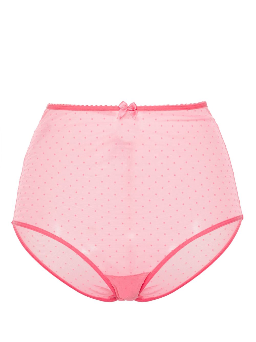 Marlies Dekkers Peekaboo 高腰三角内裤 - 粉色