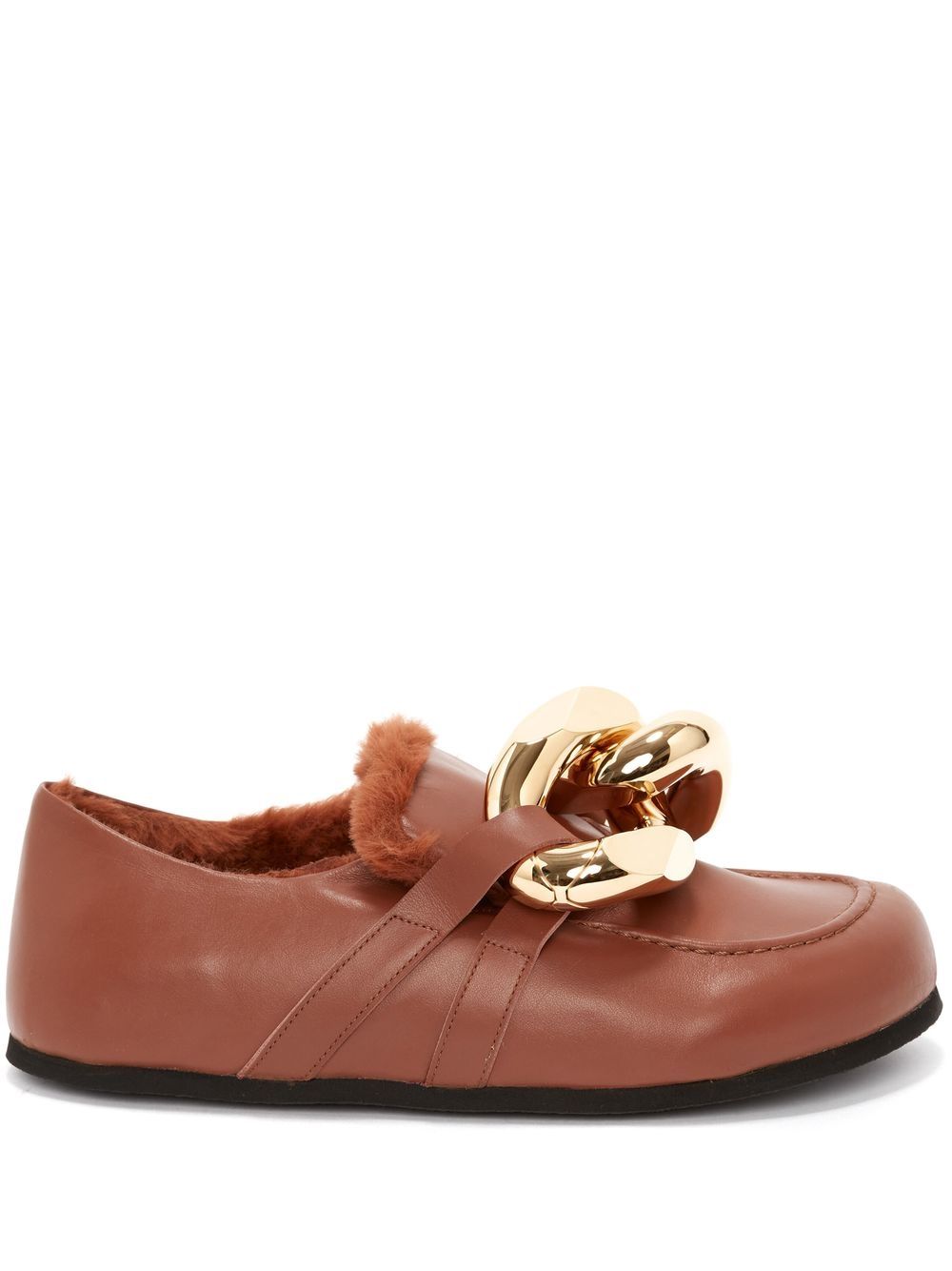 JW Anderson 粗链乐福鞋 - 褐色