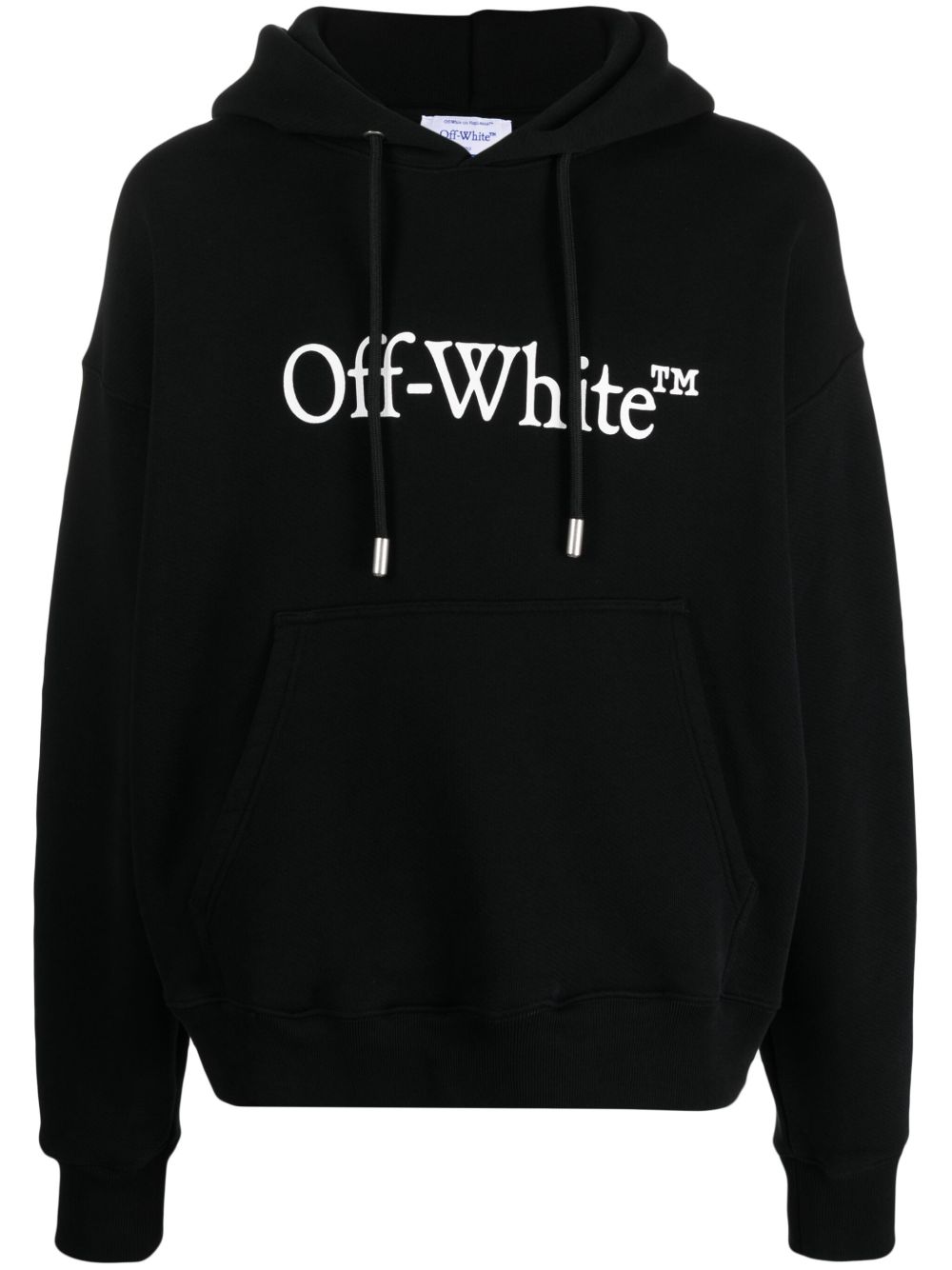 Off-White Big Bookish Skate 棉连帽衫 - 黑色