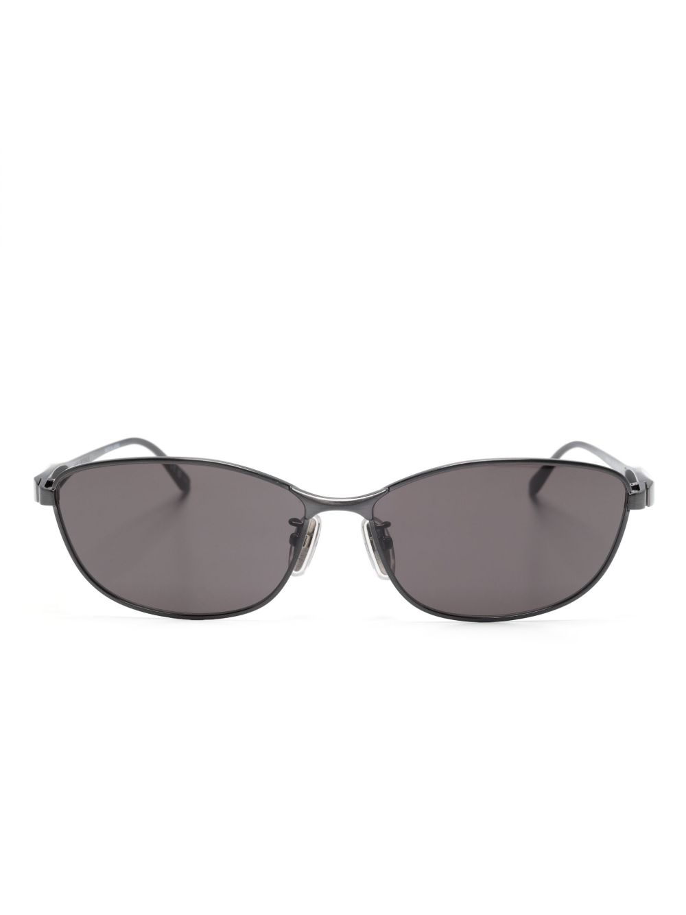 Balenciaga Eyewear Mercury 椭圆形框太阳眼镜 - 黑色