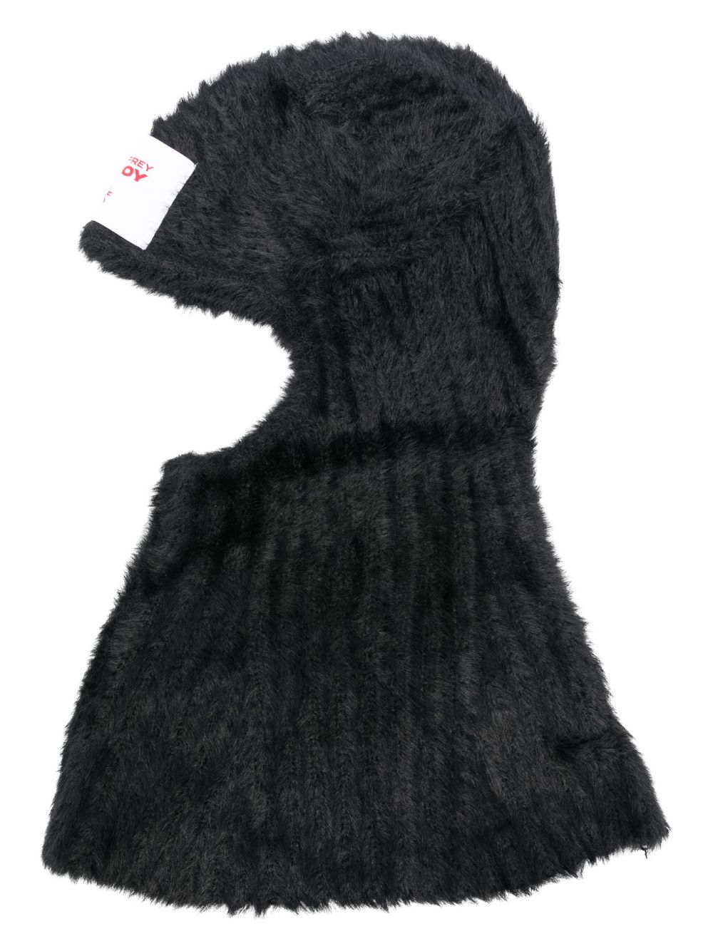 Charles Jeffrey Loverboy Fluffy Ears 巴拉克拉瓦帽 - 黑色