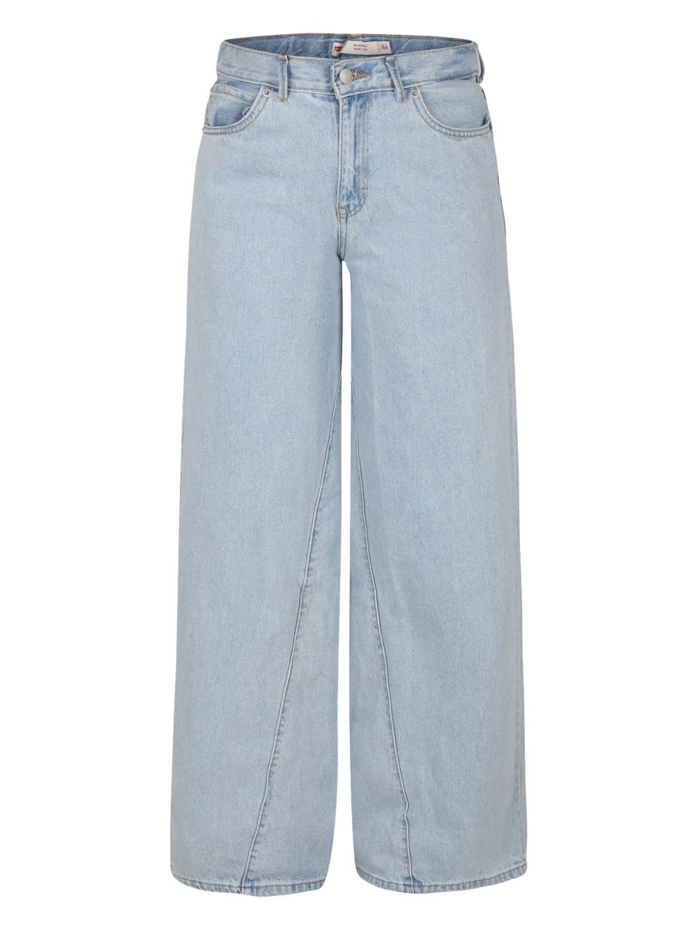 Levi's Kids 阔腿牛仔裤 - 蓝色