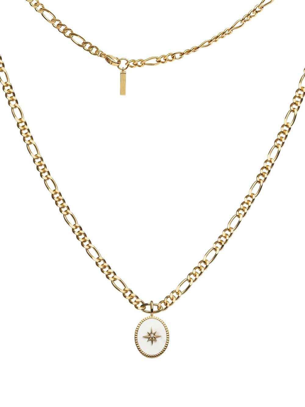 AUTORE MODA Saint 吊饰项链 - 金色
