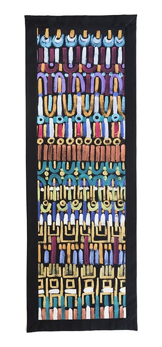 Le Botteghe su Gologone Tapestries Handpainted Colores 50x145 Cm