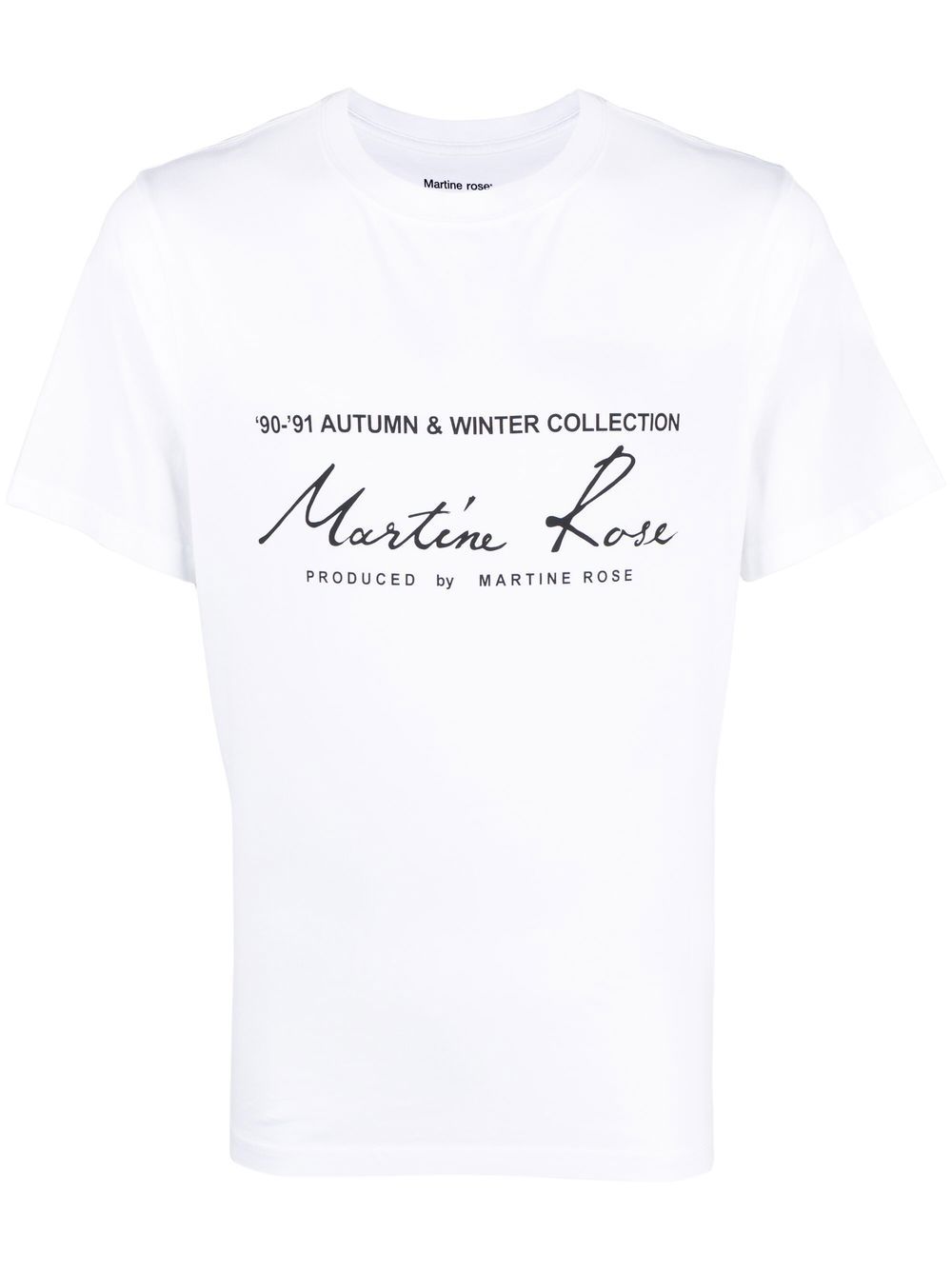 Martine Rose logo印花T恤 - 白色