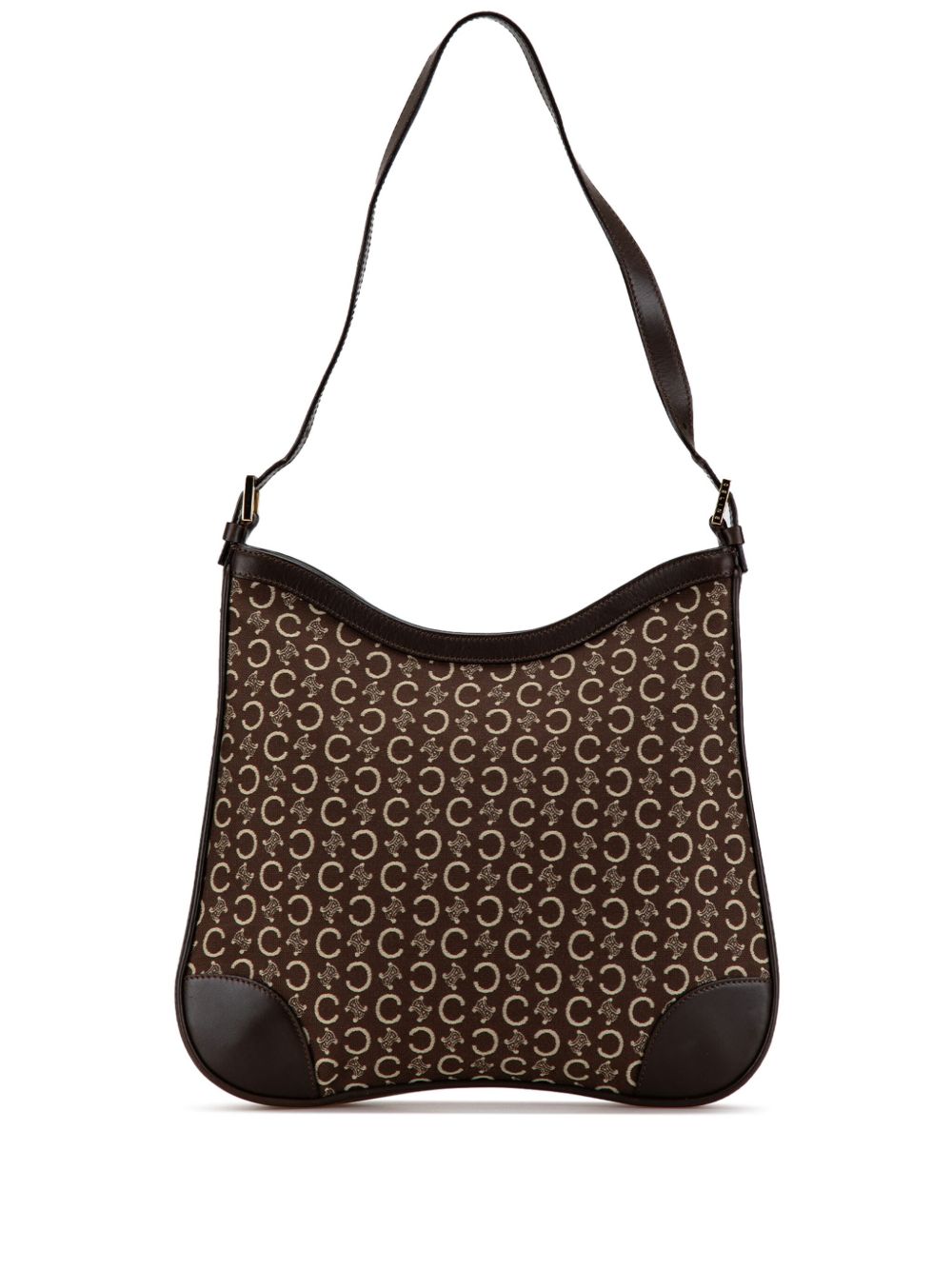 Céline Pre-Owned C Macadam 帆布单肩包（2012年典藏款） - 褐色