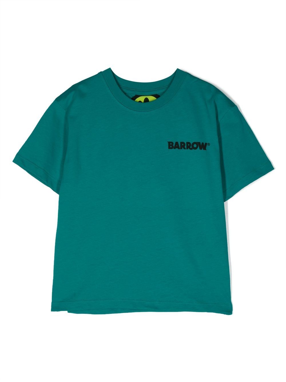 Barrow kids logo印花细节T恤 - 绿色