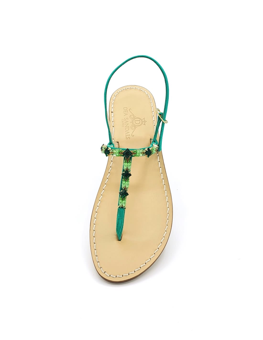 Dea Sandals Marechiaro Green Jewel Sandals