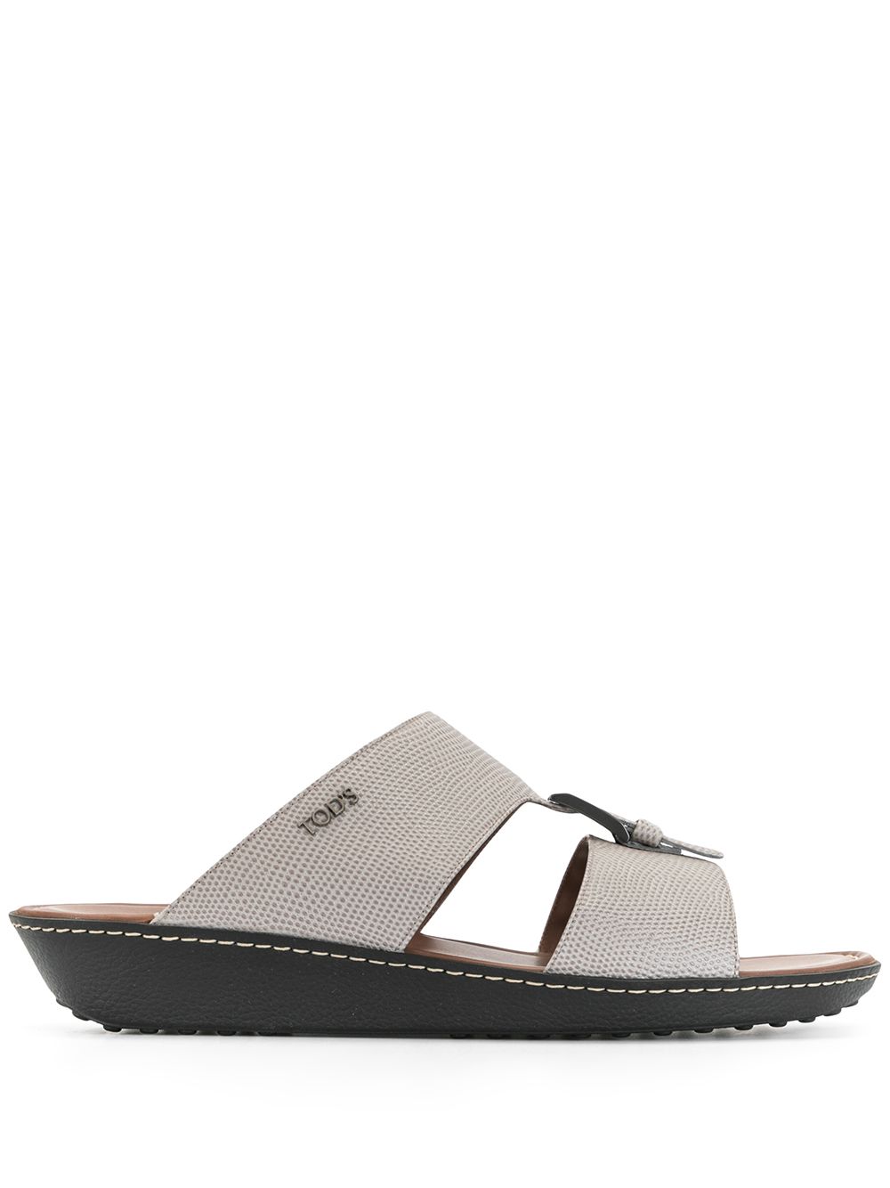 Tod's 托德斯 搭扣镂空凉鞋 - 灰色