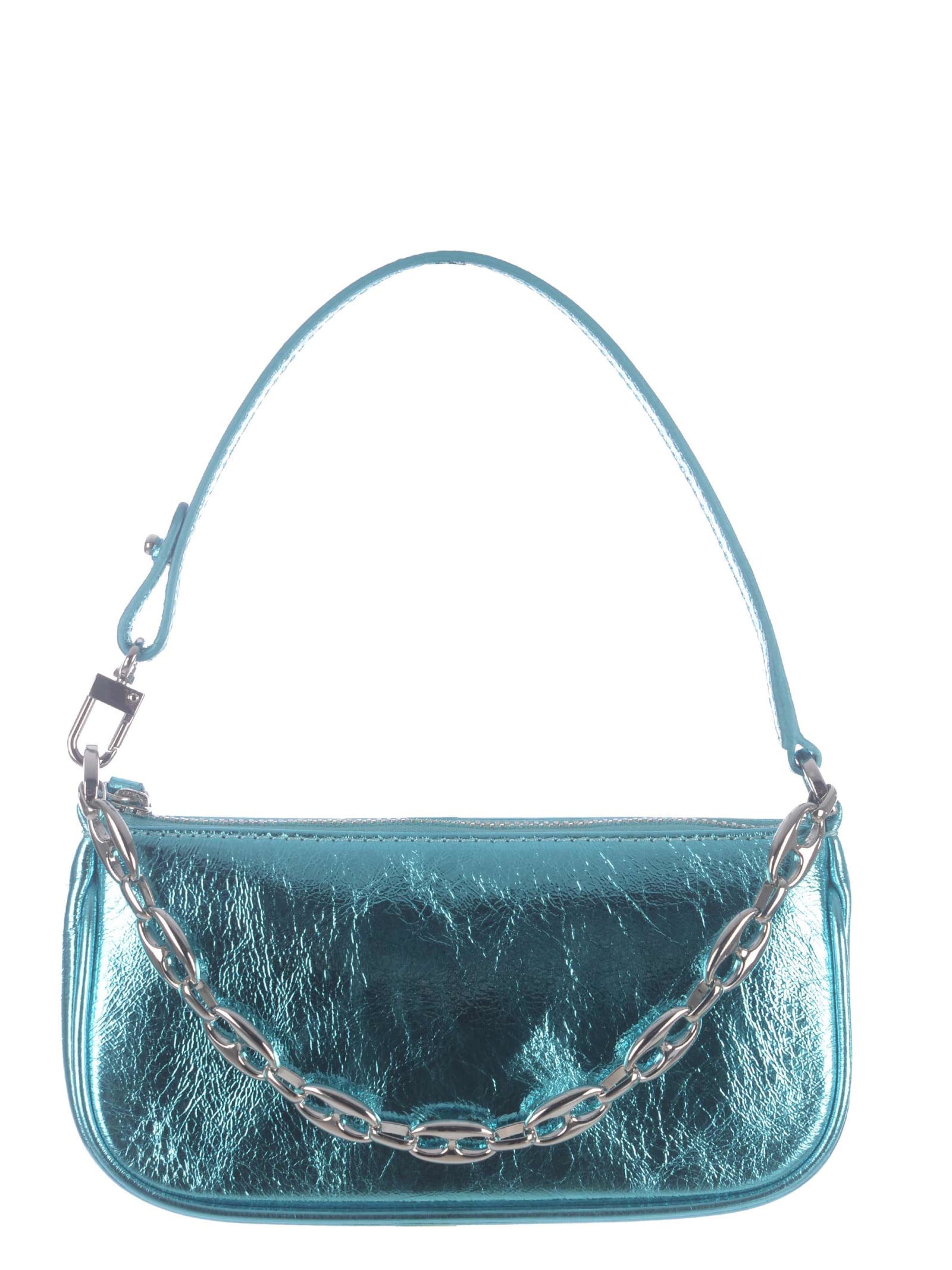Bag By Far mini Rachel In Metallic Leather
