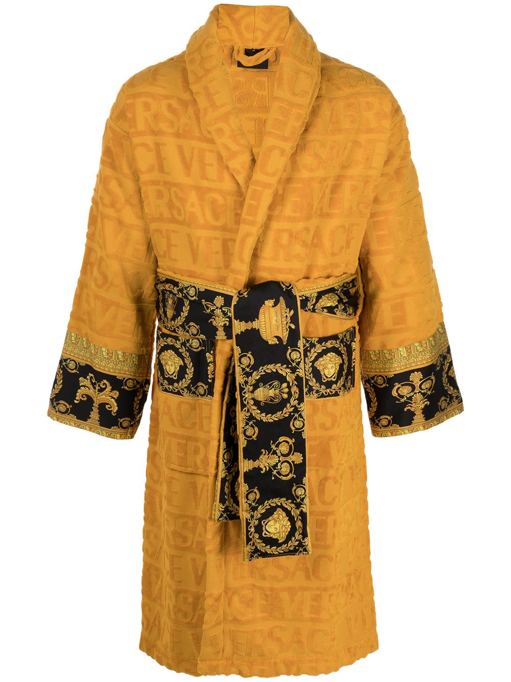 Versace I Love Baroque 浴袍 - 黄色