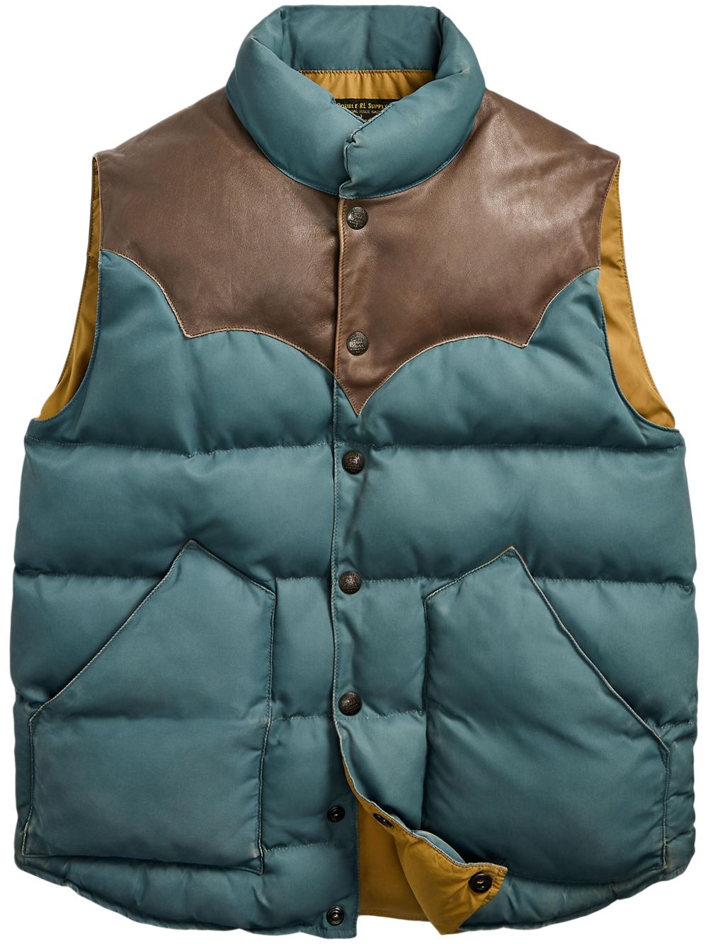 Ralph Lauren RRL 高领填充马甲 - 蓝色