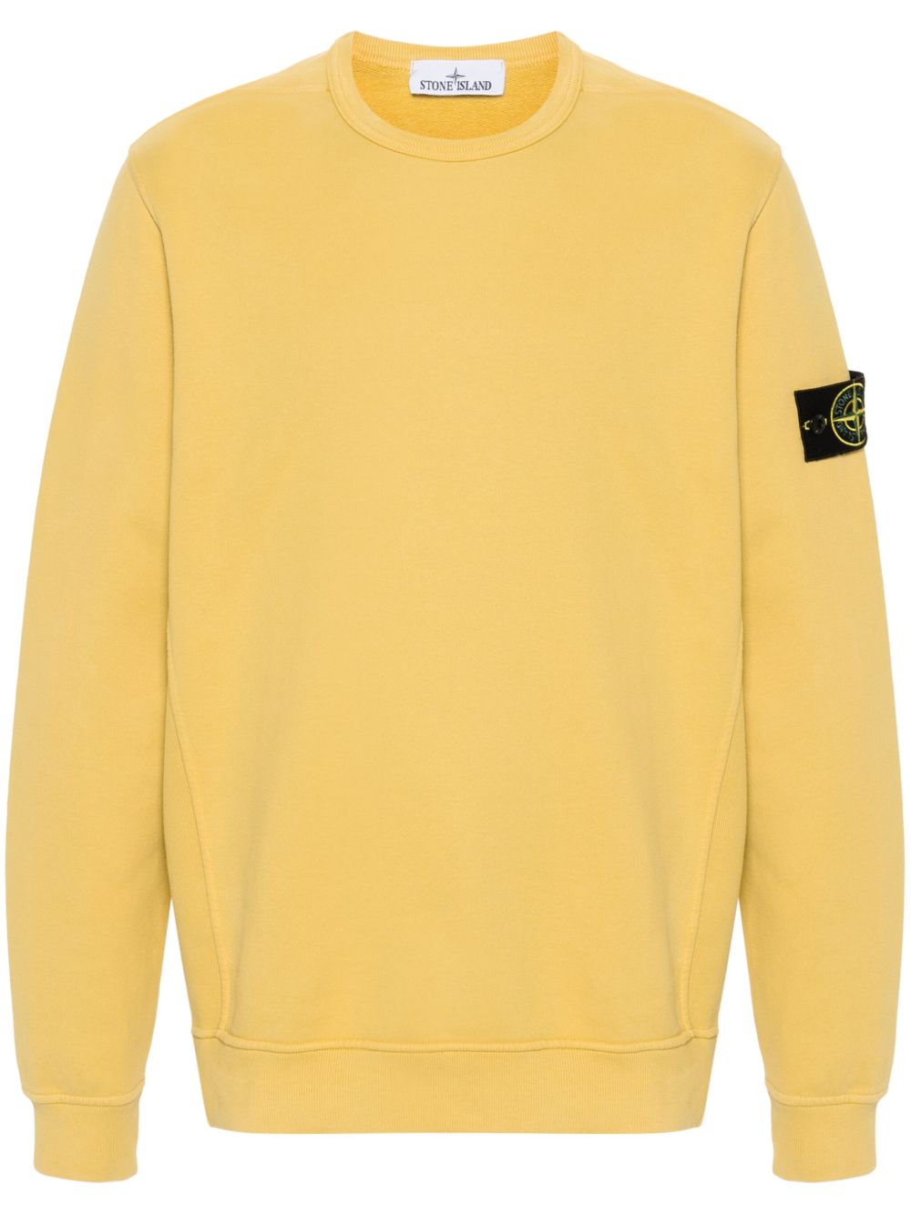 Stone Island 罗盘徽章卫衣 - 黄色