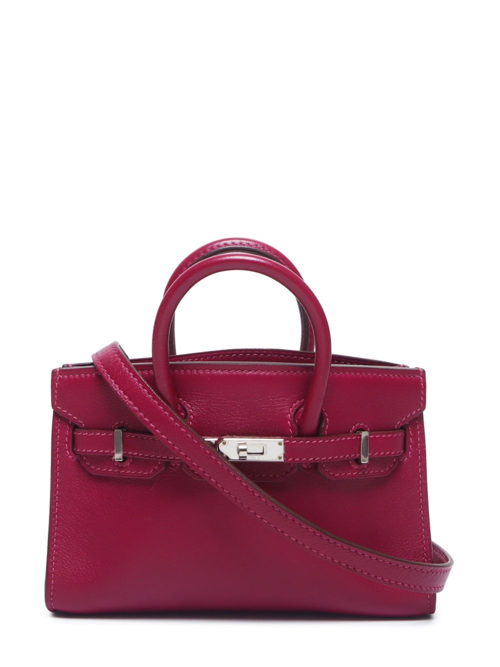 Hermès Pre-Owned Birkin 迷你手提包（2011年典藏款） - 紫色