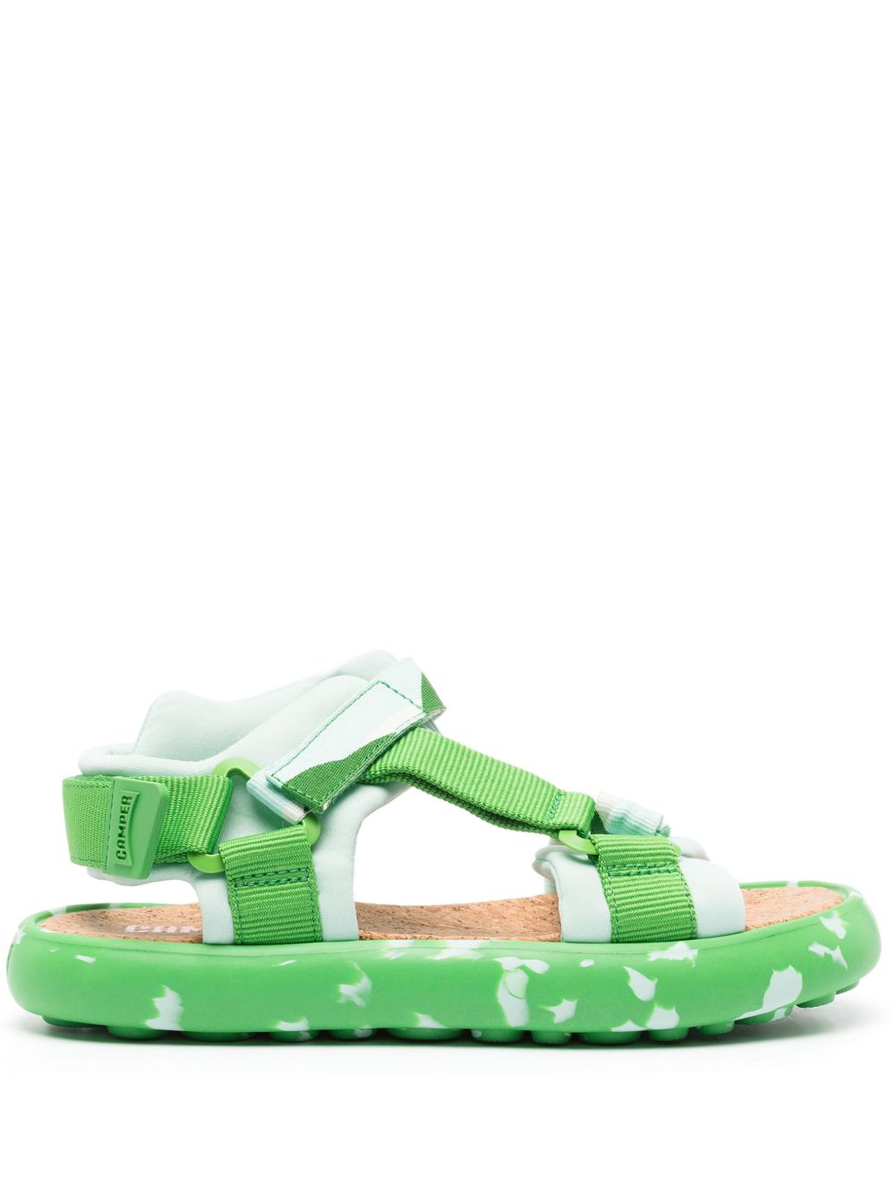Camper Pelotas Flota 填充凉鞋 - 绿色