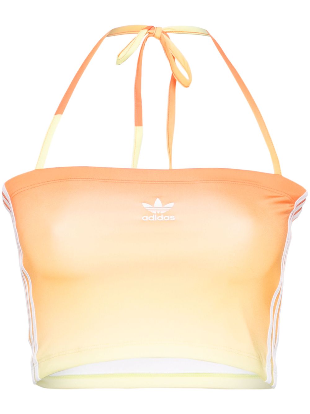 adidas 三叶草logo渐色上衣 - 橘色