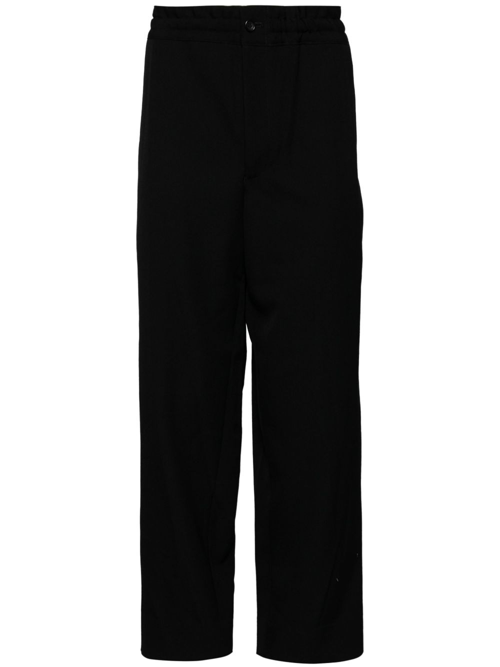 Comme des Garçons Homme Deux 羊毛锥形裤 - 黑色