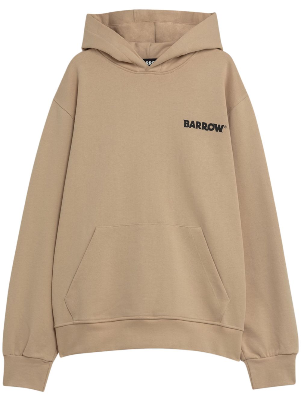 BARROW logo印花连帽衫 - 中性色