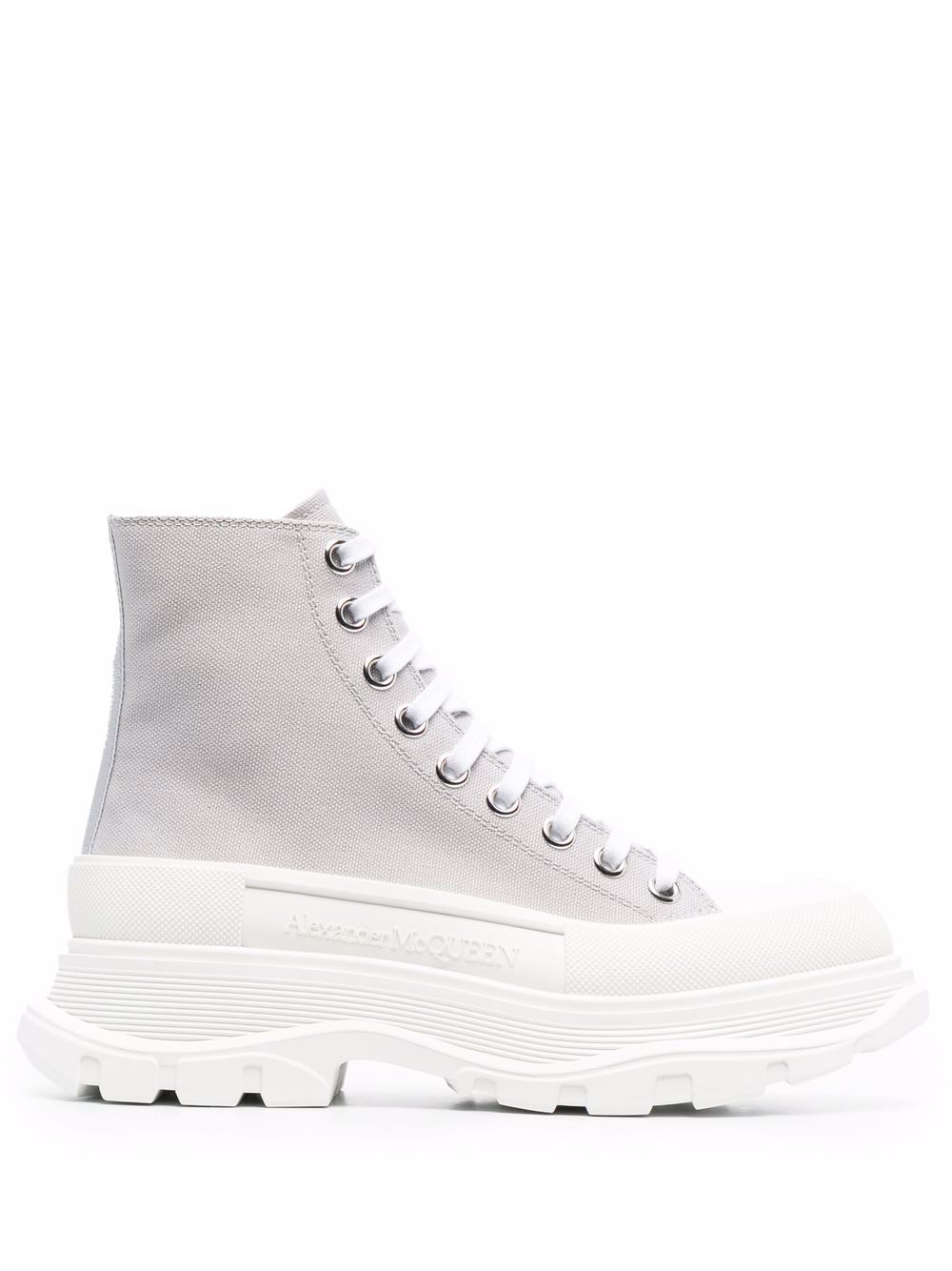 Alexander McQueen Tread Slick 短靴 - 灰色