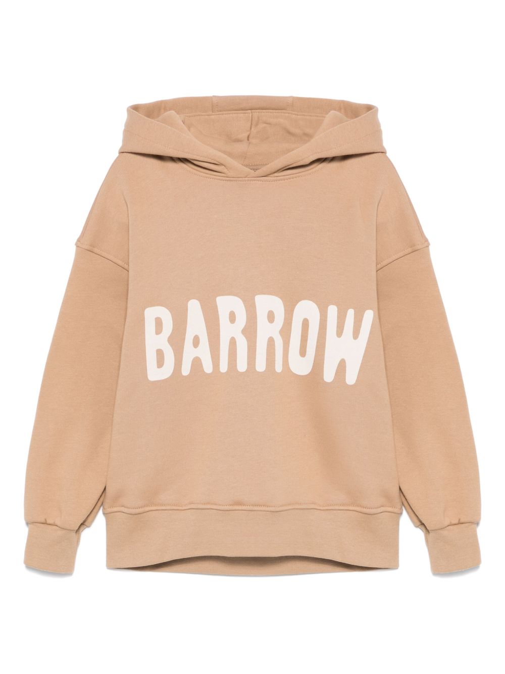Barrow kids logo印花连帽衫 - 褐色