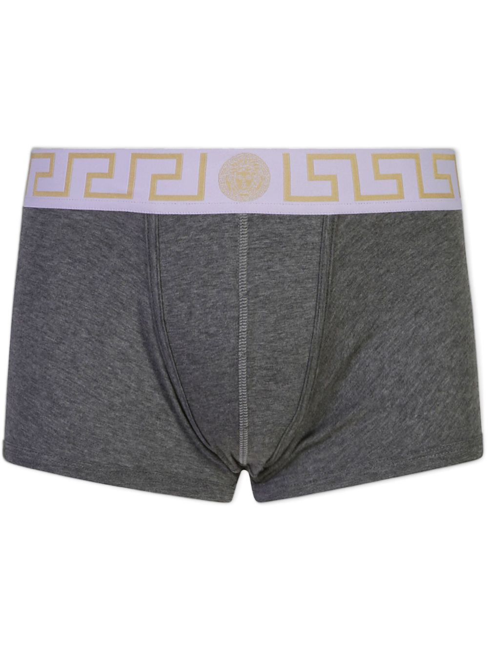 Versace Greca Border 四角裤 - 灰色