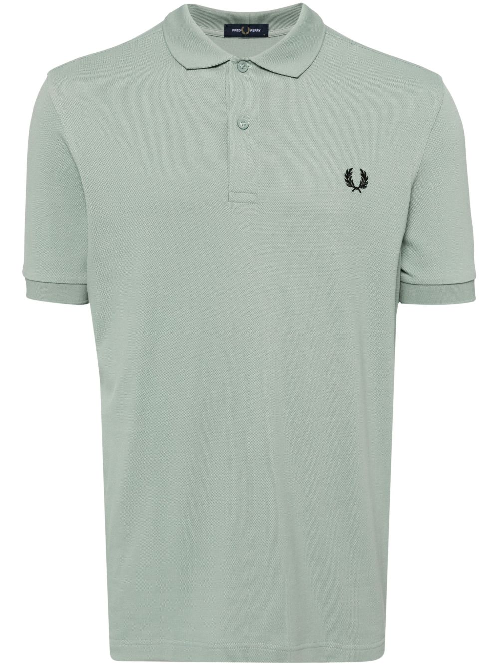 Fred Perry logo刺绣T恤 - 绿色