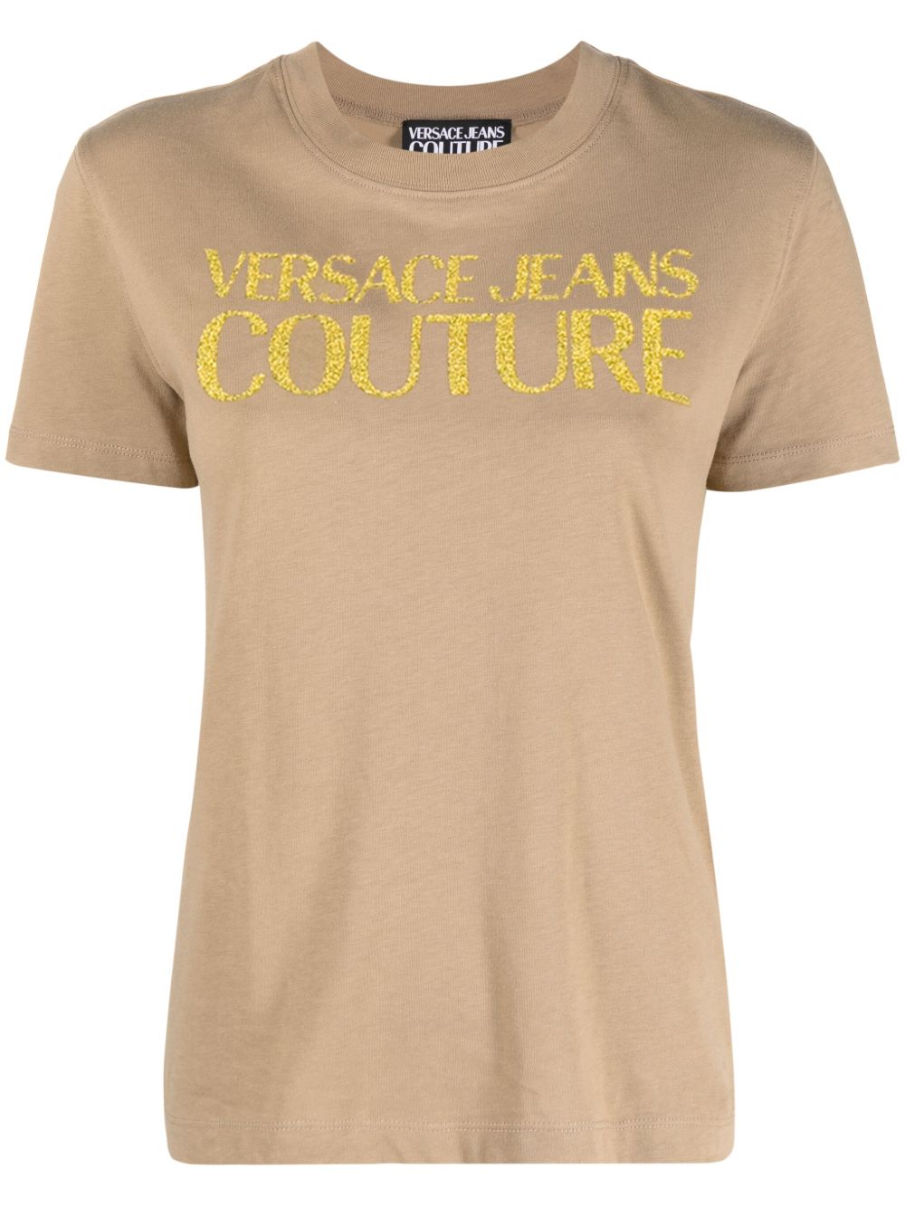 Versace Jeans Couture logo印花棉T恤 - 中性色