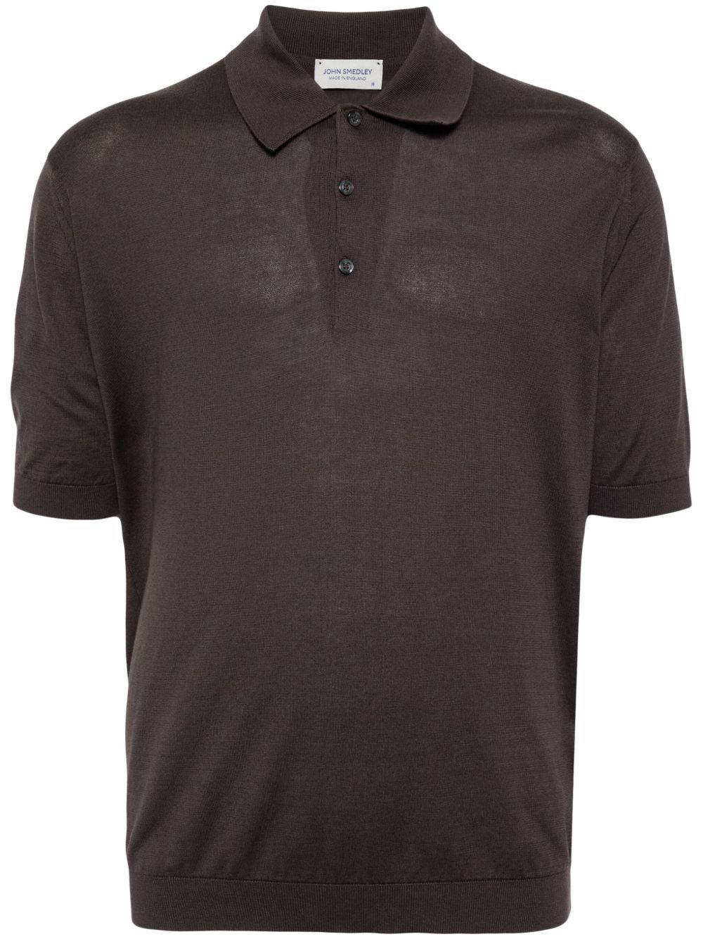 John Smedley Isis 棉polo衫 - 褐色