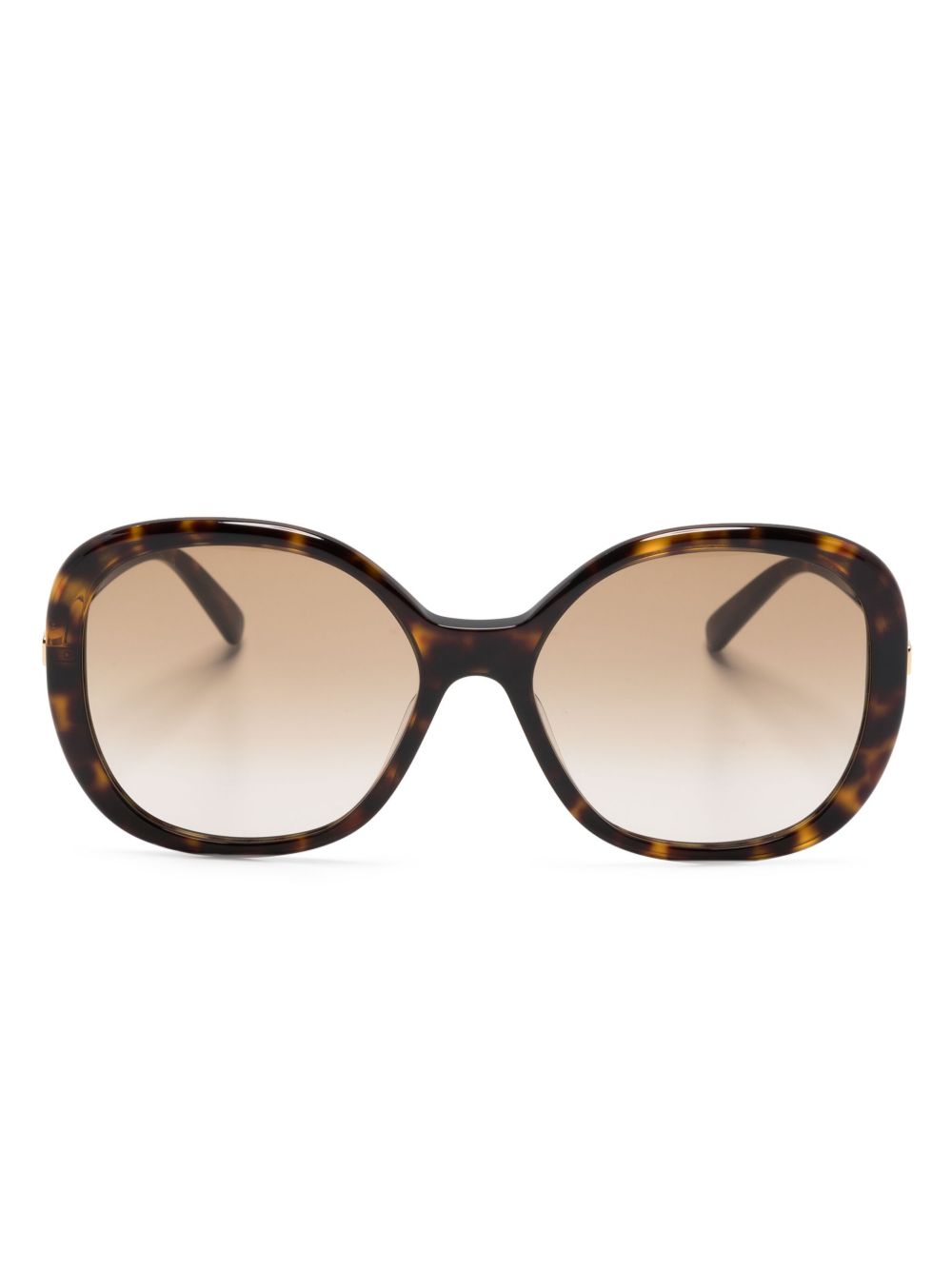 Stella McCartney Eyewear SC40073I Jackie O 形框太阳眼镜 - 褐色