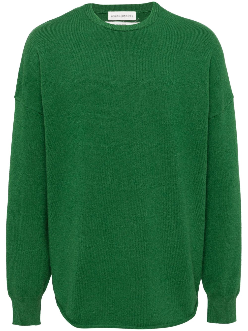 extreme cashmere Ec Crew Crop Knit 毛衣 - 绿色
