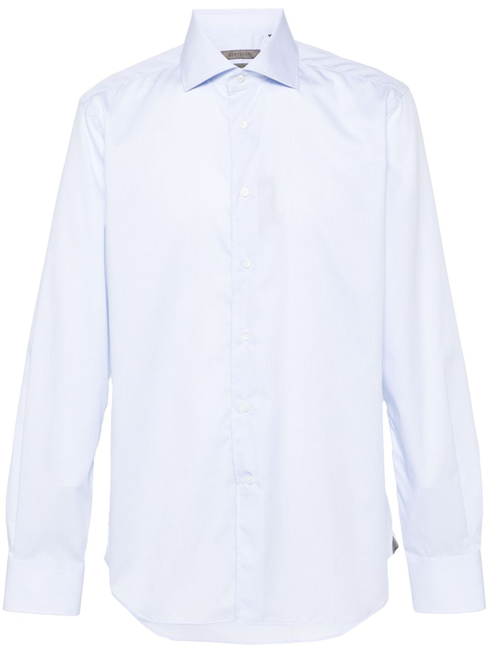 Corneliani 条纹衬衫 - 蓝色