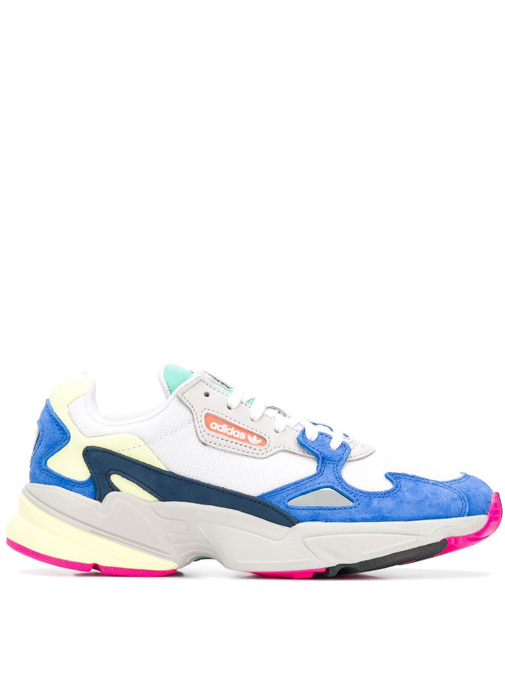 adidas Falcon厚底运动鞋 - 白色