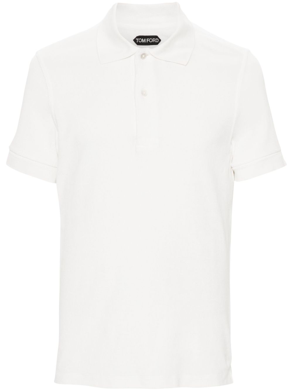 TOM FORD 毛巾布效果polo衫 - 白色