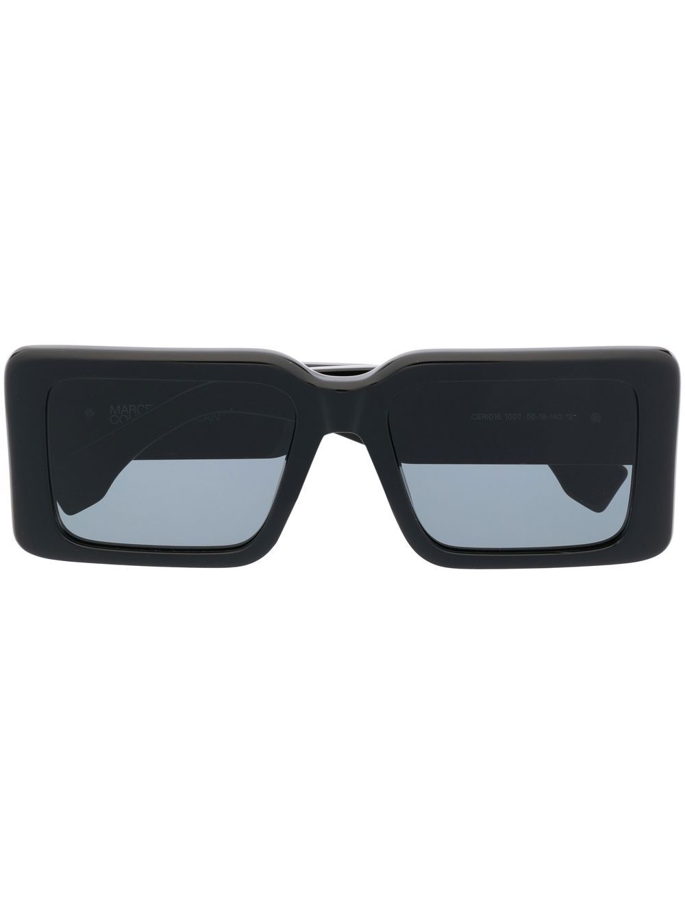 Marcelo Burlon County of Milan Eyewear Maiten 方框太阳眼镜 - 黑色