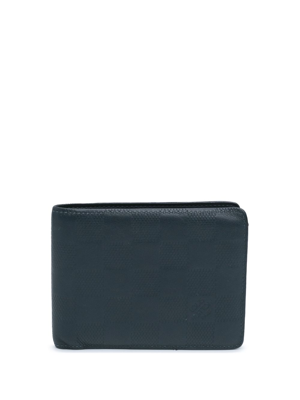Louis Vuitton Pre-Owned Damier Infini 小号钱包（1900年代典藏款） - 蓝色