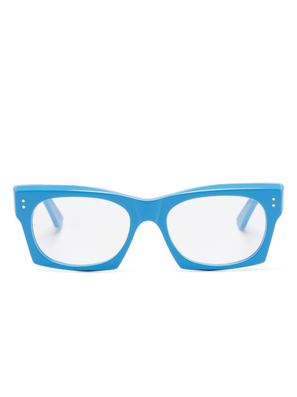 Marni Eyewear 长方形镜框眼镜 - 蓝色