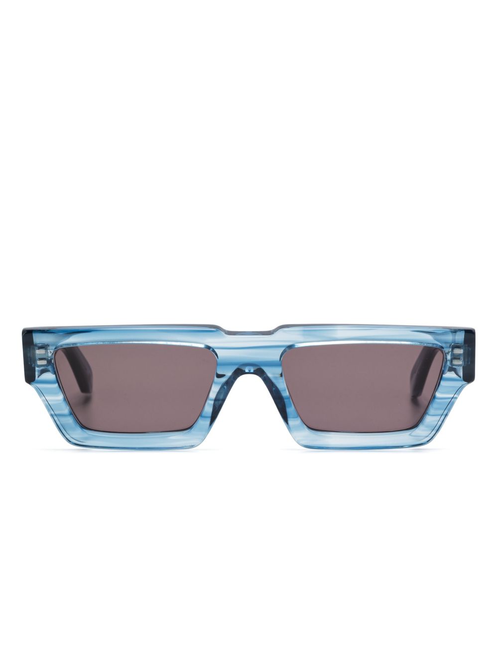 Off-White Manchester 太阳眼镜 - 蓝色