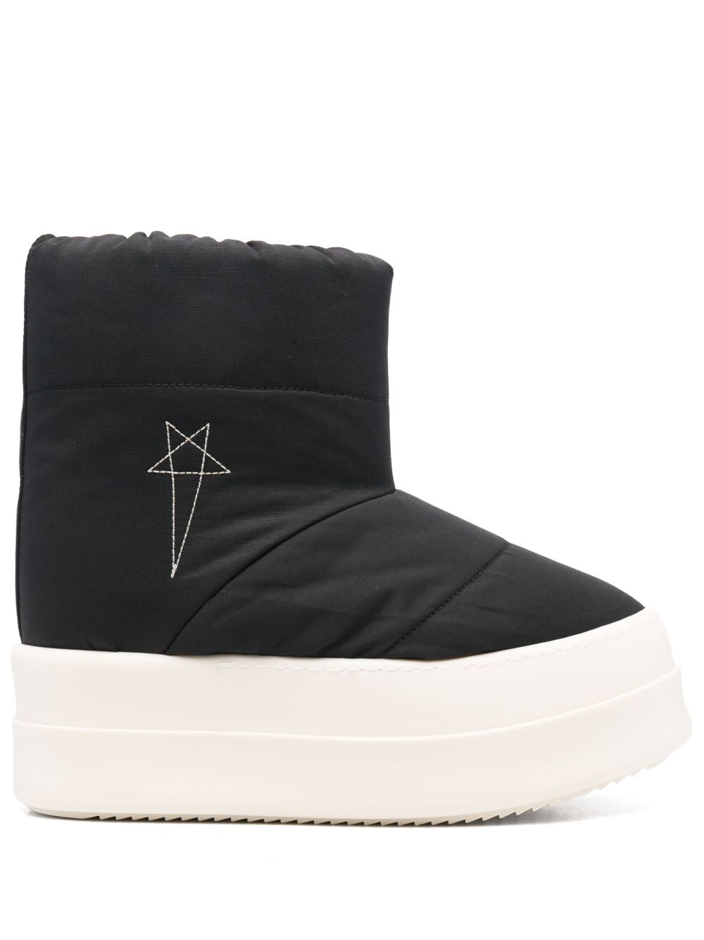 Rick Owens DRKSHDW Mega Bumper 靴子 - 黑色