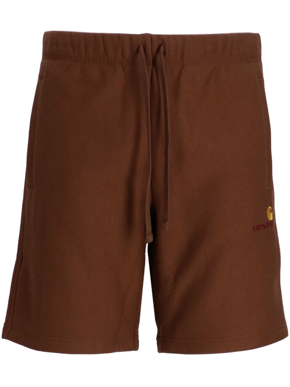 Carhartt WIP American Script 抽绳短裤 - 褐色