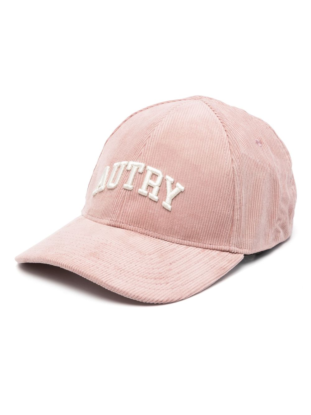 Autry logo刺绣棒球帽 - 粉色