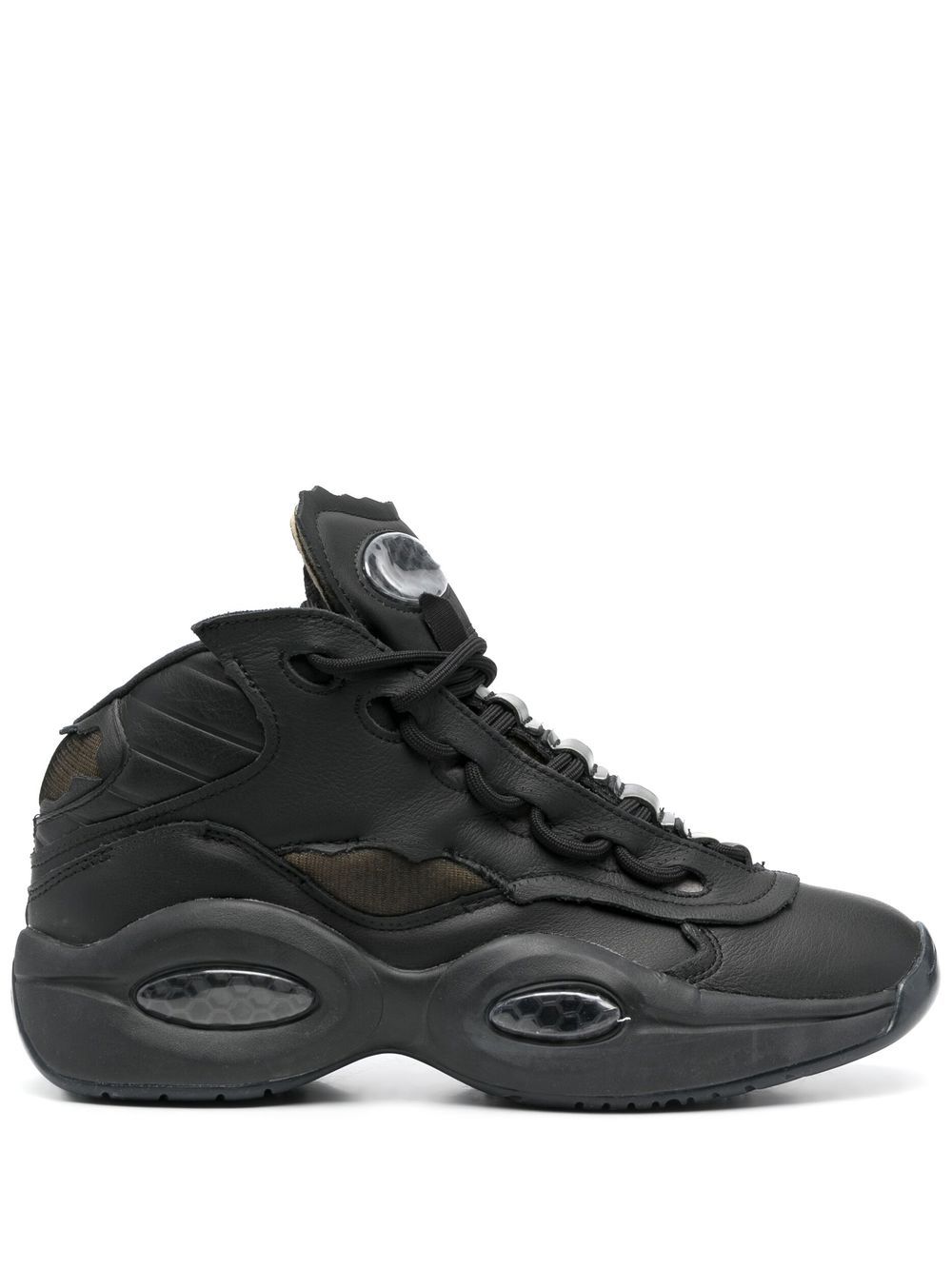 Maison Margiela 马丁·马吉拉时装屋 x Reebok Question Mid Memory Of 运动鞋 - 黑色