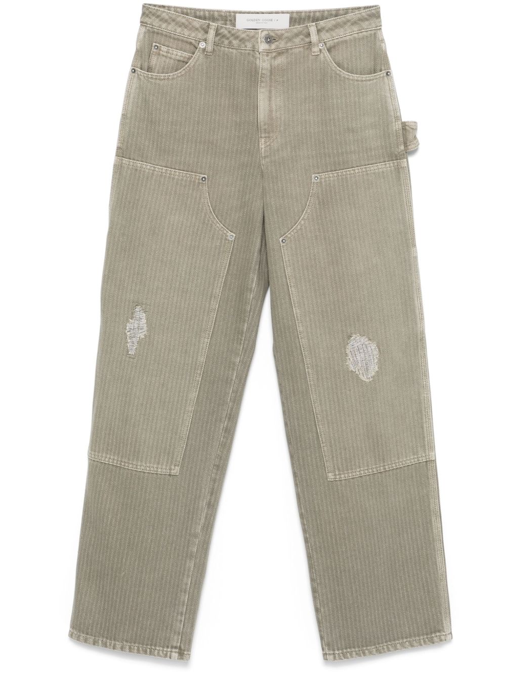 Golden Goose Marley Painter 牛仔裤 - 绿色