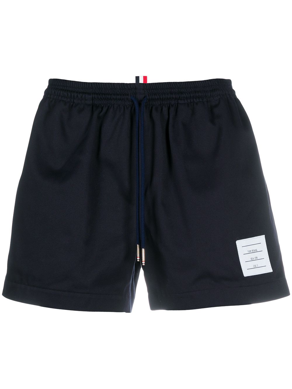 Thom Browne drawcord waistband rugby shorts - 蓝色